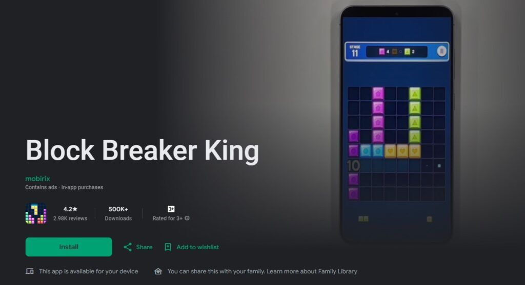 Google Block Breaker Review – Browser Games Are Fun
